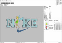 Nike Fairy Embroidery