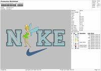 Nike Fairy Embroidery