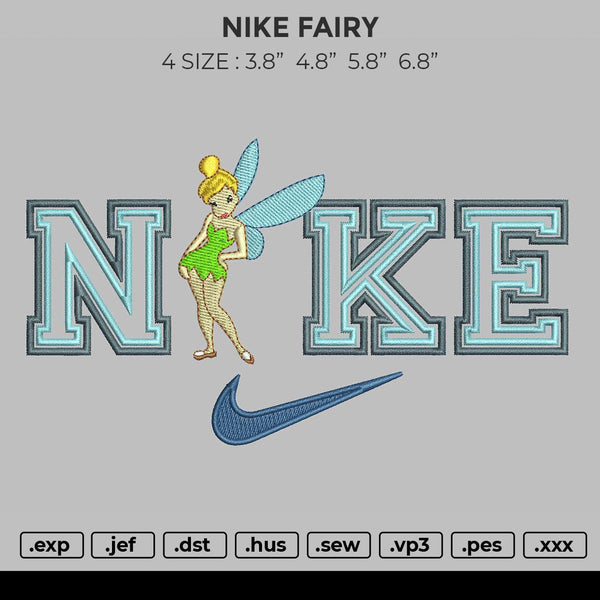 Nike Fairy Embroidery