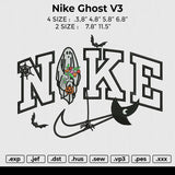 Nike Ghost V3 Embroidery