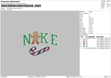 Nike Gingerbow Embroidery File 6 sizes