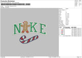 Nike Gingerbow Embroidery File 6 sizes