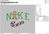 Nike Gingerbow Embroidery File 6 sizes