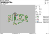 Nike Grandma Embroidery File 6 sizes