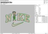 Nike Grandma Embroidery File 6 sizes