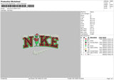Nike Grinch Xmas 003 Embroidery File 6 sizes