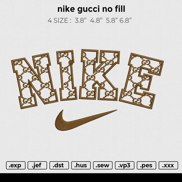 nike gucci no fill