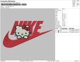 Nike Hello Kitty Embroidery