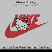 Nike Hello Kitty Embroidery