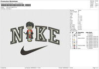 Nike Harry Potter Embroidery