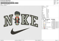 Nike Harry Potter Embroidery