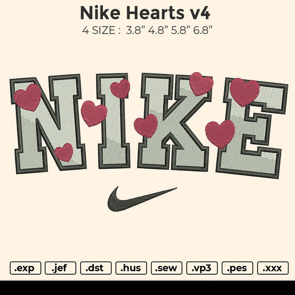 Nike Hearts V4 Embroidery