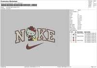 Nike Hk Cowboy Embroidery File 6 sizes