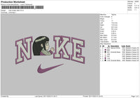 Nike Hinatachibi Embroidery File 6 sizes