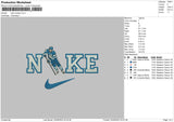 Nike Hockey Embroidery File 6 sizes