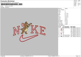 Nike Jerry Love Embroidery File 6 sizes