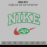 Nike Jets Embroidery File 6 sizes