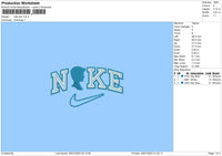 Nike Ken Embroidery File 6 sizes