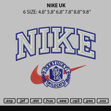 Nike Uk Embroidery File 6 sizes