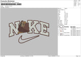 Nike Lady V2 Embroidery File 6 sizes