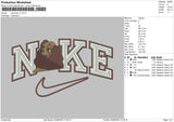 Nike Lady V2 Embroidery File 6 sizes