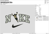 Nike Player 66 Embroidery File 6 sizes