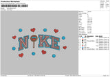 Nike Lolipop Embroidery File 6 sizes