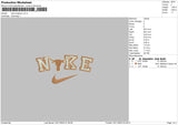 Nike Longhorn Embroidery File 6 sizes