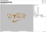 Nike Longhorn Embroidery File 6 sizes