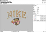 Nike Lovebrown Embroidery File 6 sizes