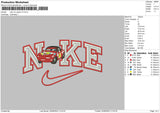 Nike Mcqueen Embroidery File 6 sizes