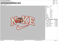 Nike McQueen V3 Embroidery File 6 sizes