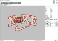 Nike McQueen V3 Embroidery File 6 sizes