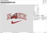 Nike McQueen Xmas Embroidery File 6 sizes