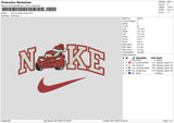 Nike McQueen Xmas Embroidery File 6 sizes