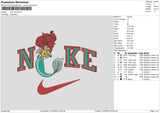 Nike Mermaid Embroidery File 6 sizes