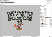 Nike Mickey Pattern