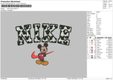 Nike Mickey Pattern