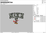 Nike Mickey V004 Embroidery File 6 sizes