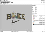 Nike Miss Rabbit Embroidery File 6 sizes