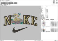 Nike Miss Rabbit Embroidery File 6 sizes