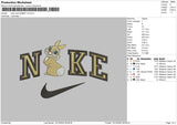 Nike Miss Rabbit V2 Embroidery File 6 sizes