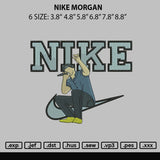 Nike Morgan Embroidery File 6 sizes