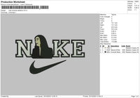 Nike Mortic A Embroidery File 6 sizes