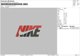 Nike Negative Swoosh Embroidery File 6 sizes