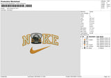 Nike Orange Car 02 Embroidery File 6 sizes