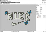 Nike Outline Butterflies