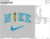 Nike Pencil Embroidery