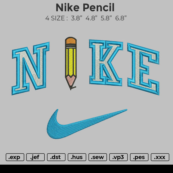 Nike Pencil Embroidery