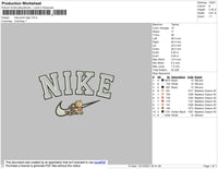 Nike Pooh Tiger Embroidery